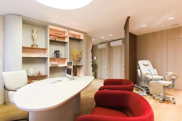 Sala de exame do consultório